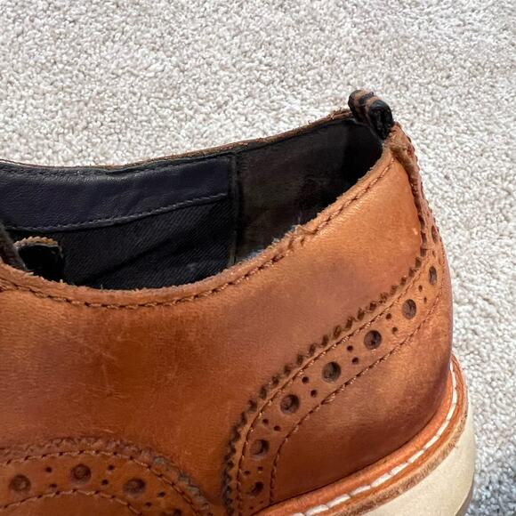 Cole Haan Grand OS Morris Brown Wingtip‎ Oxford Shoes Size 8.5 M